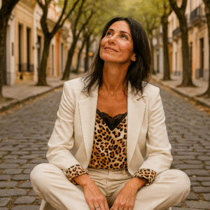 Saco Sastrero White Print