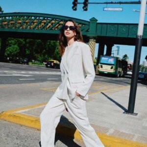 PANTALÓN LINO RAYADO